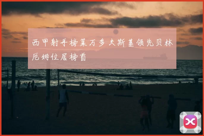 西甲射手榜莱万多夫斯基领先贝林厄姆位居榜首